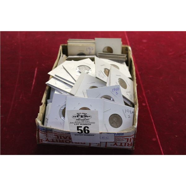 Box of Asst. Vintage Collector Pennies