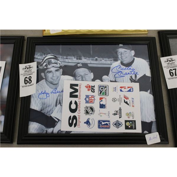 Mickey Mantel/Whitey Ford/Other Autographed Photo w/COA