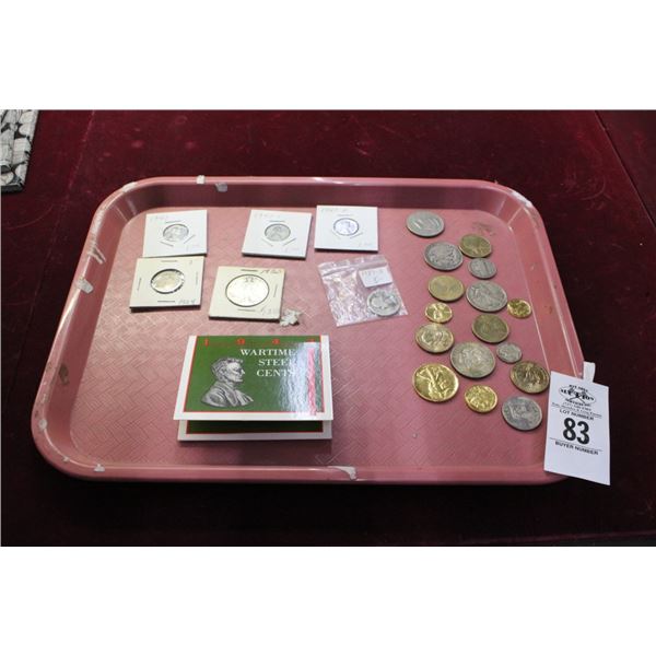 Steel Pennies, Asst. Collector Coins
