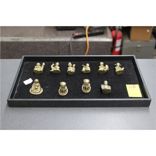Cast/Brass Miniature Figurines - 10