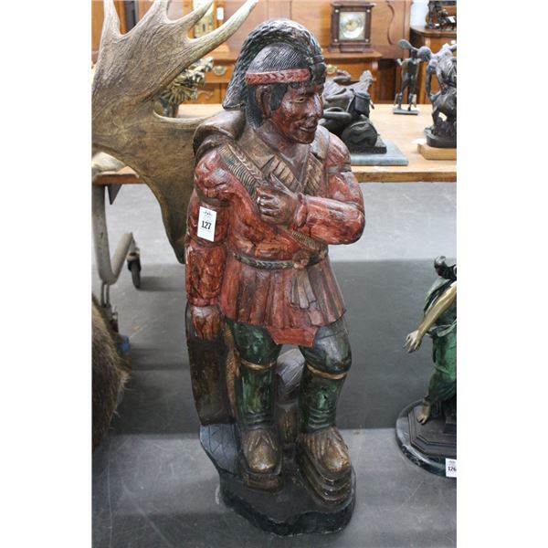 4' Cast Indian Fidurural Statuary