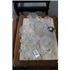 Image 1 : Asst. Pressed Glass Pitchers/Bowls/Paper Weights w/Desk Clock