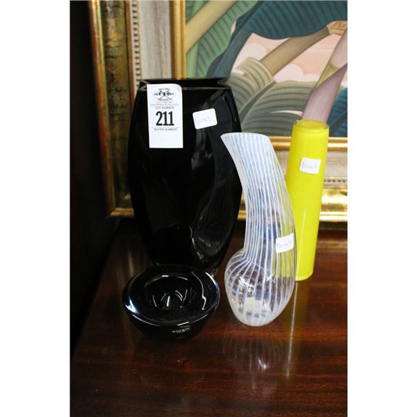 Art Glass Vases 3, Small Bowl