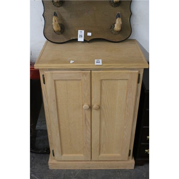 Light Oak Small Cabinet