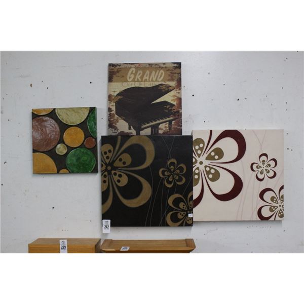 Unframed Wall Art, Abstract Piano - 4