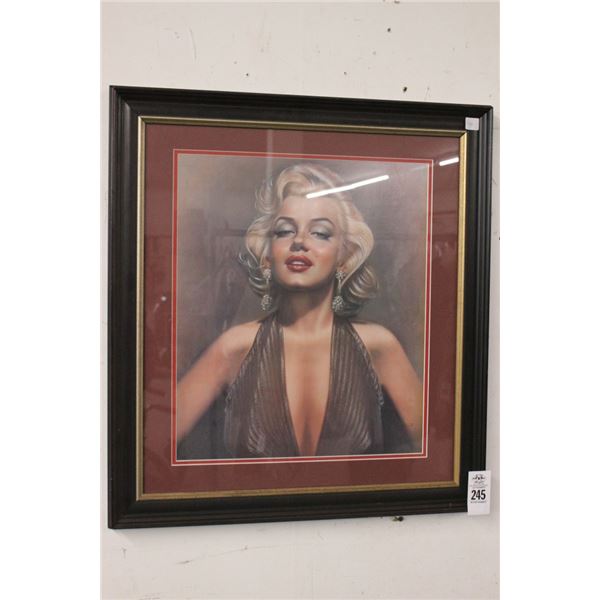 Marilyn Monroe Framed Portrait - 20"  X  20"