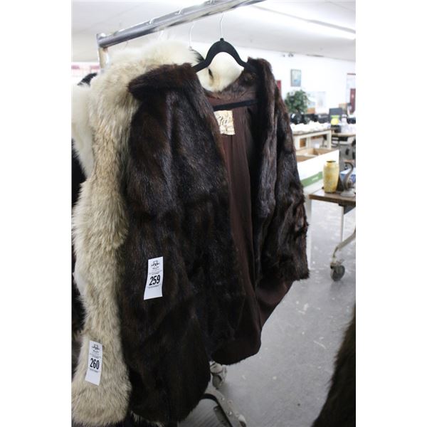 Steins Dark Brown Ladie's Fur Coat
