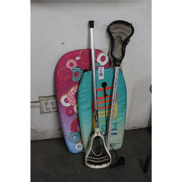 Lacross Rackets, Boogie Boards