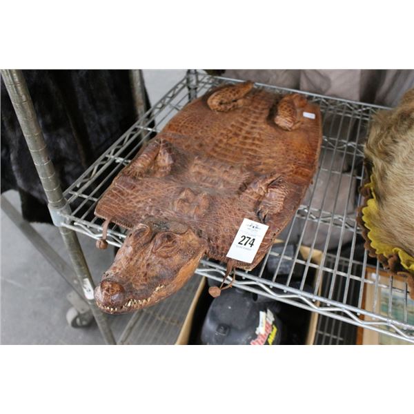 Alligator Skin Taxidermy Tapestry