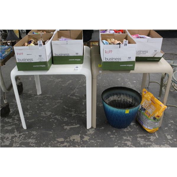 New Plastic Contemporary Card Tables - 2