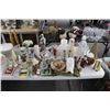 Image 1 : Asst Christmas Figurines, Shakers, Candlesticks, Table Décor