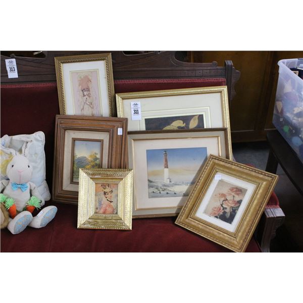 Asst. Small Framed Wall Art - 6