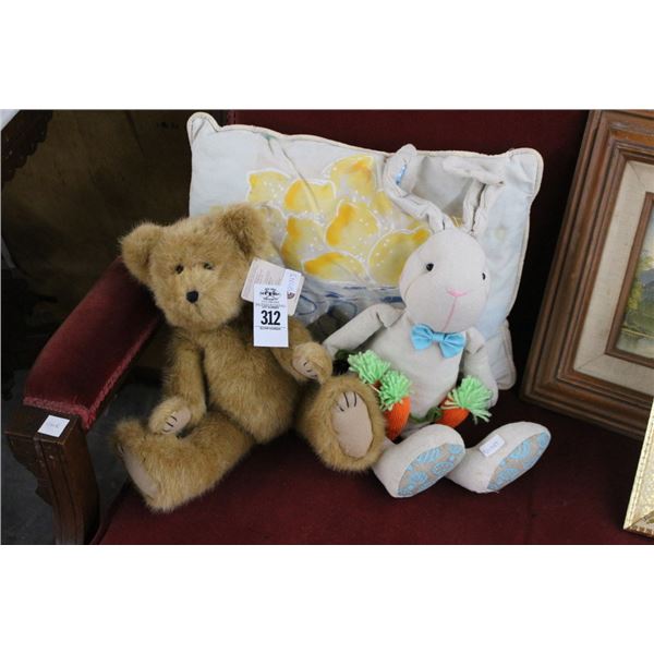 Boyds Bear, Easter Bunny Plush Toys, Pillow