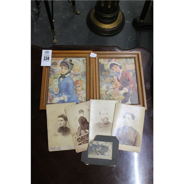 Vintage Photos, Small Mother/Daughter Wall Art