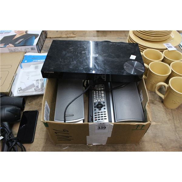 Samsung Blue Ray Player, Surround Speakers