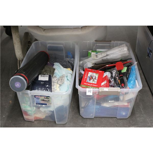 Bins 2 Photo Paper, Transport Case, Asst. Home Goods