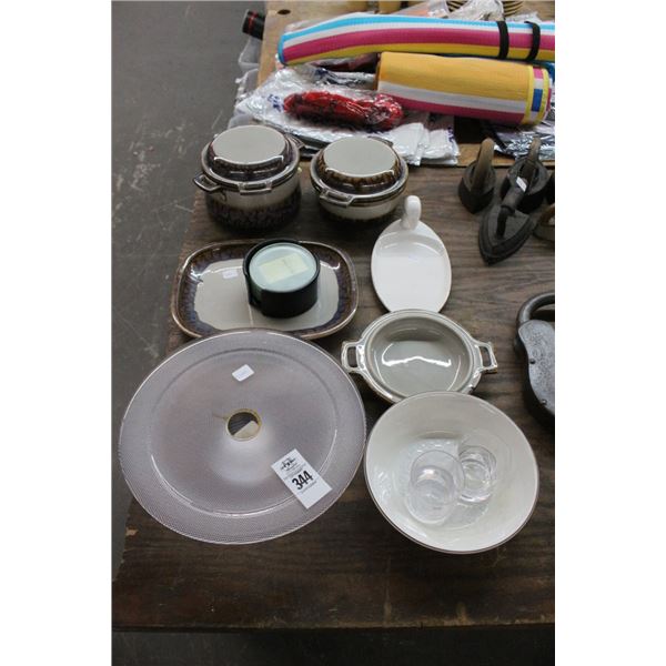 Stoneware Cooking Accessories, Goose Dish, Cake Dish, Bowl