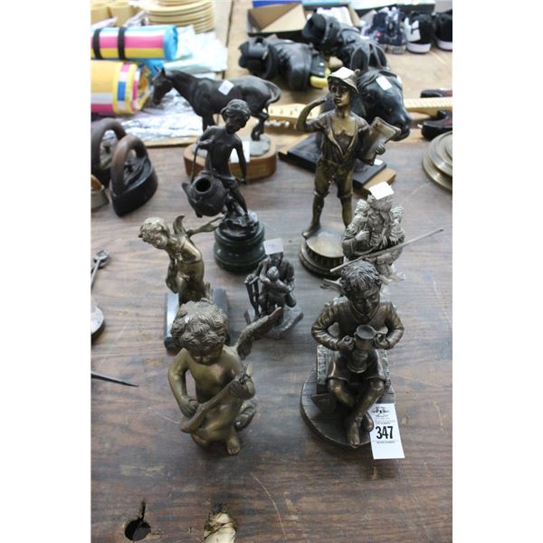 Asst. Cast/Pewter Cherubs/Figurines