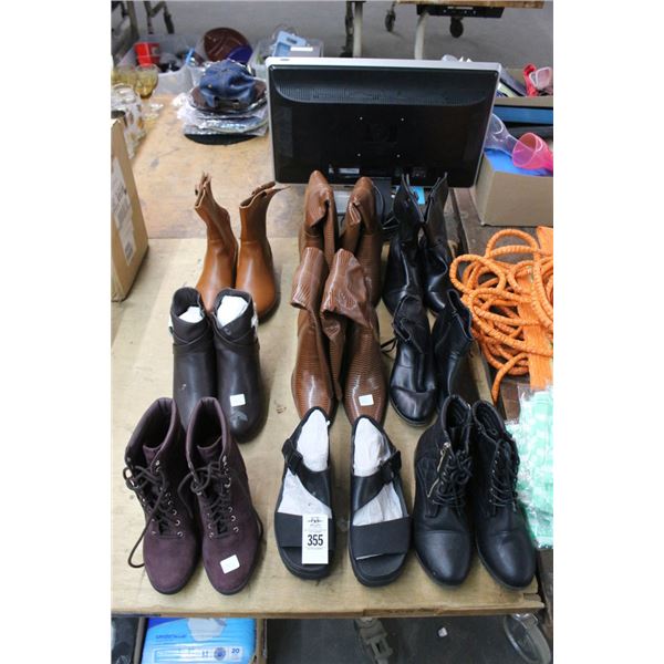 9-Ladie's Boots - Pair - 9 X $