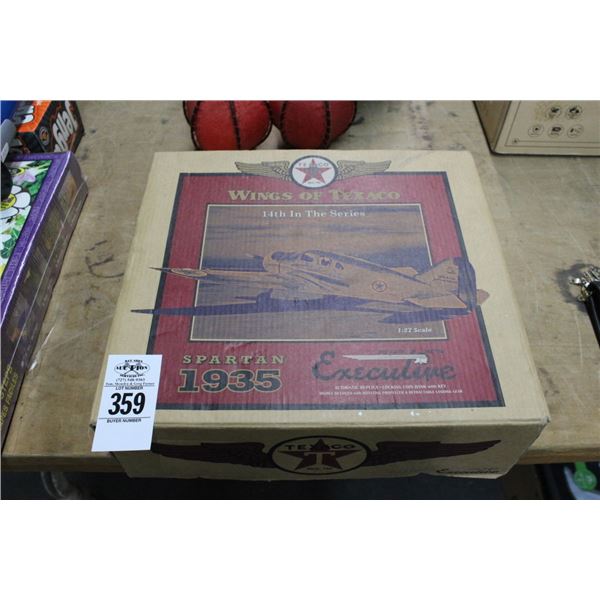 Wings of Texaco Spartan Airplane Model