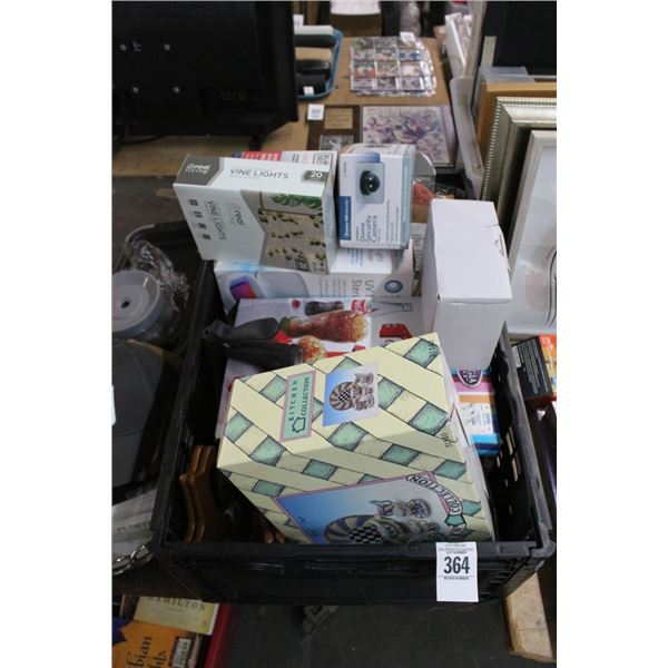 Security Camera, Coca Cola Snow Cone Maker, Clothes Iron, Asst. Home Goods