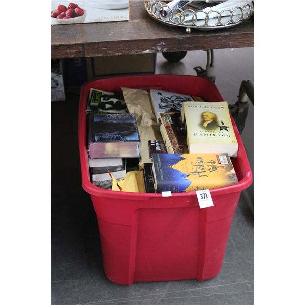 Large Bin w/Asst. Books
