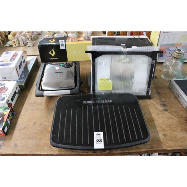 George Foreman/Bella Grill w/Warming Cabinet