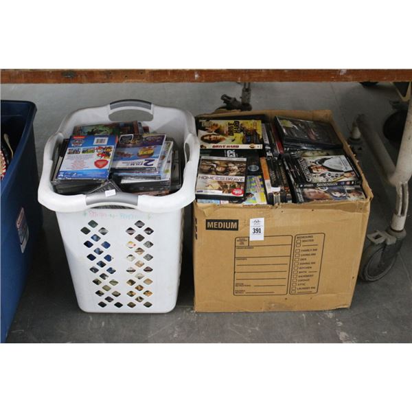 Bins 2 w/Asst. DVD Movies
