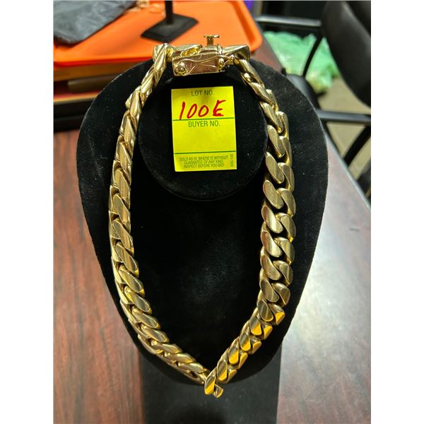 10K Extra Large Curl Link Chain 22" 869g
