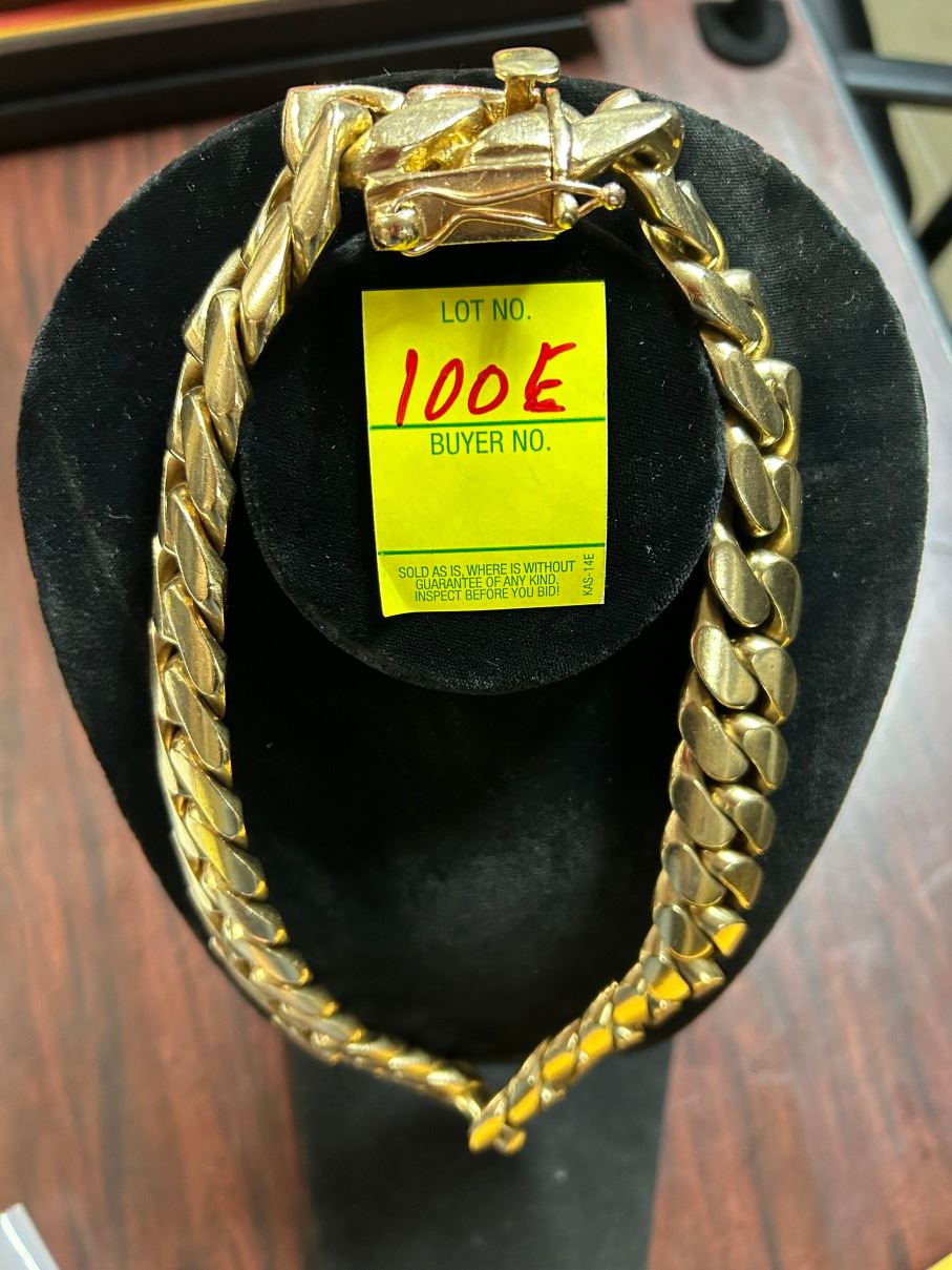 10K Extra Large Curl Link Chain 22