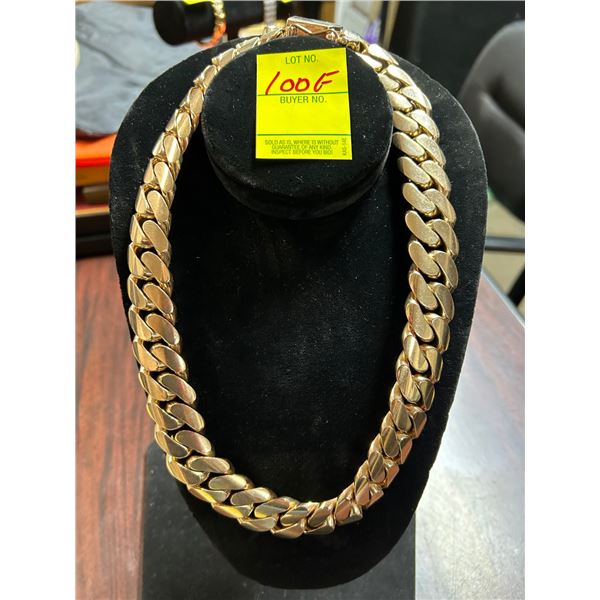 10K Large Curl Link Chain 22" 651g