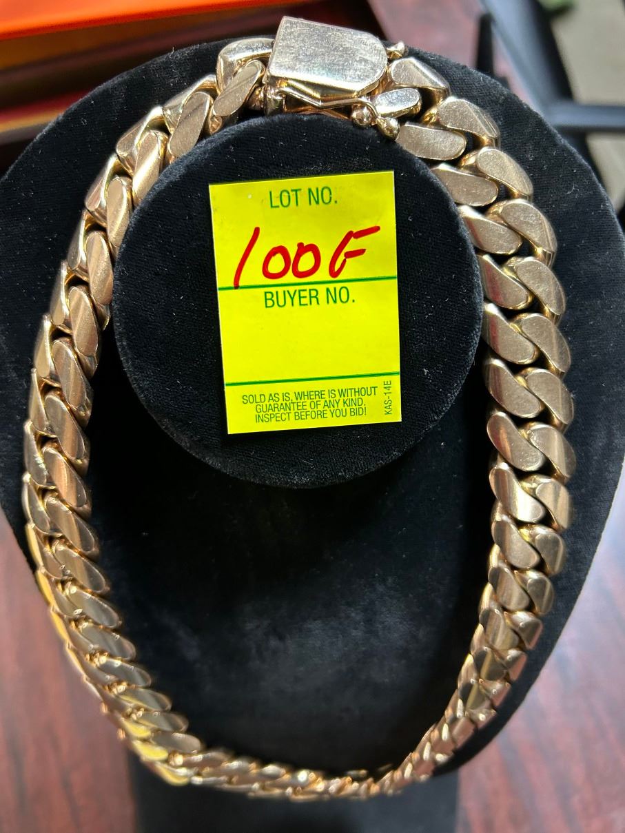 10K Large Curl Link Chain 22
