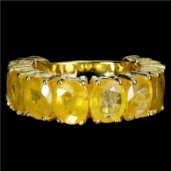 Natural Yellow Sapphire Ring