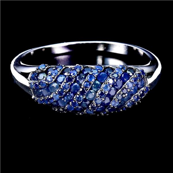 Natural Burma Blue Sapphire Ring