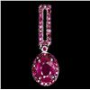 Image 1 : Natural Red Ruby Pendant