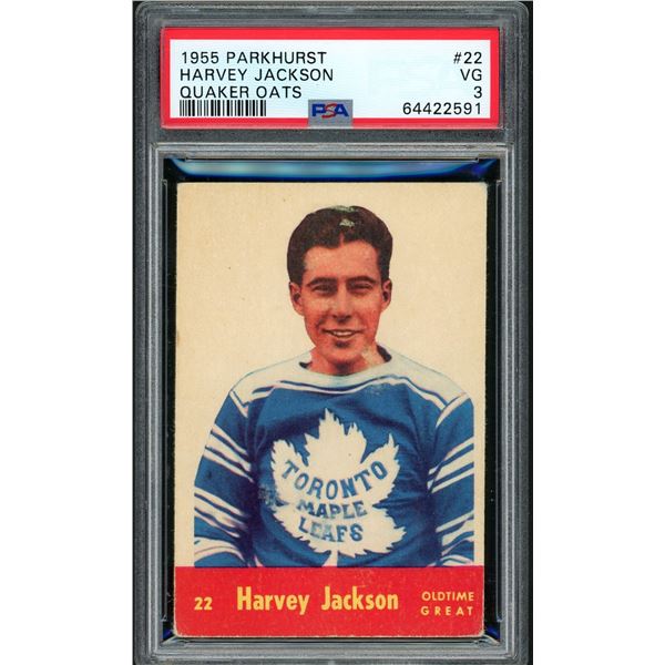 1955-56 Quaker Oats #22 Busher Jackson OTG (PSA 3)