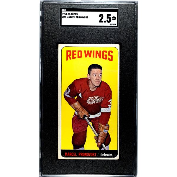 1964-65 Topps #39 Marcel Pronovost SP (SGC 2.5)