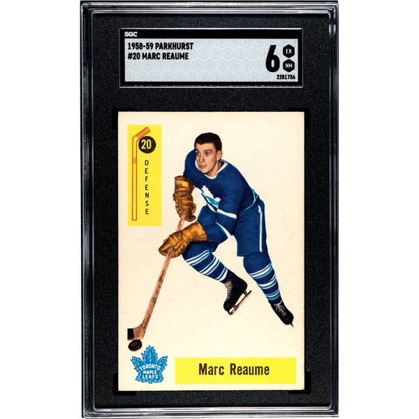 1958-59 Parkhurst #20 Marc Reaume (SGC 6)