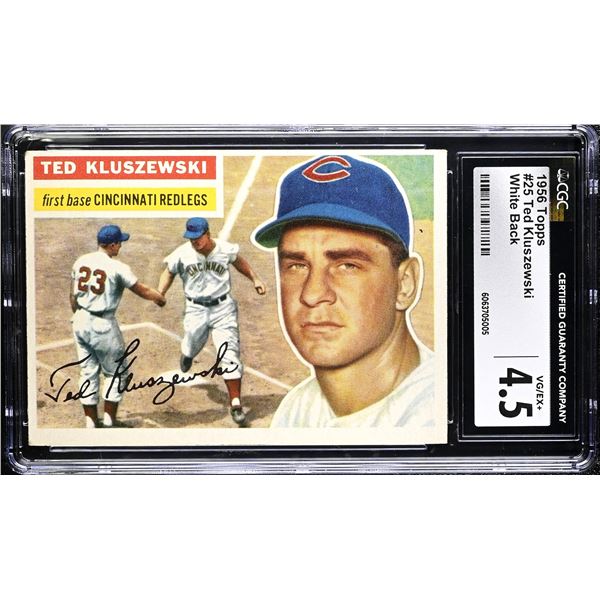 1956 Topps #25 Ted Kluszewski (CGC 4.5)