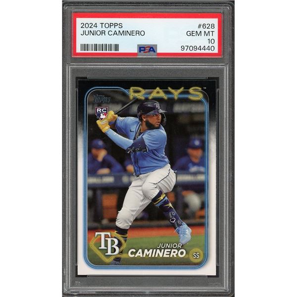 2024 Topps Junior Caminero Rookie #628 - PSA 10