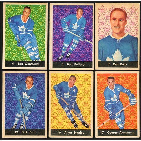 Lot of 12 x 1961-62 Parkhurst Hockey Cards (ALL HOFers!)
