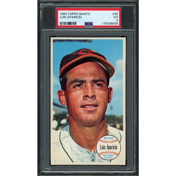 1964 Topps Giants #39 Luis Aparicio (PSA 3)