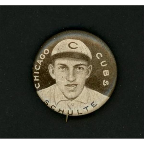 1910-12 Sweet Caporal Pins - Wildfire Schulte (EX)