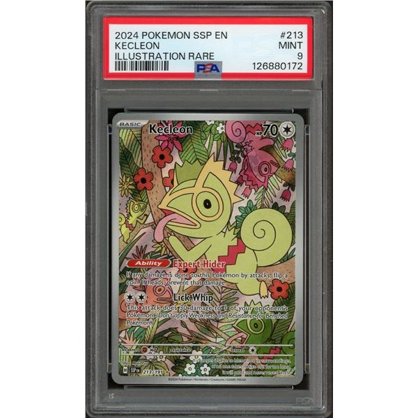 2024 Pokemon Kecleon Illustration Rare- PSA 9