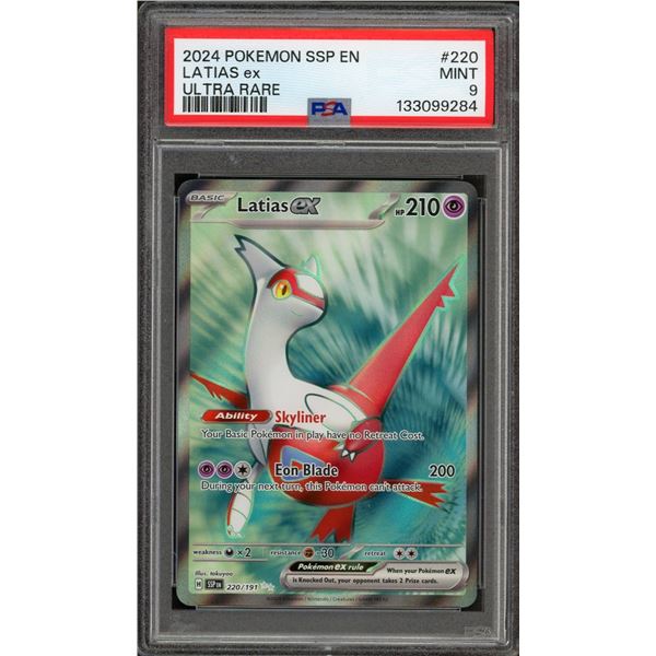 2024 Pokemon Latias EX Ultra Rare - PSA 9