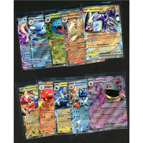 10x Pokemon EX lot