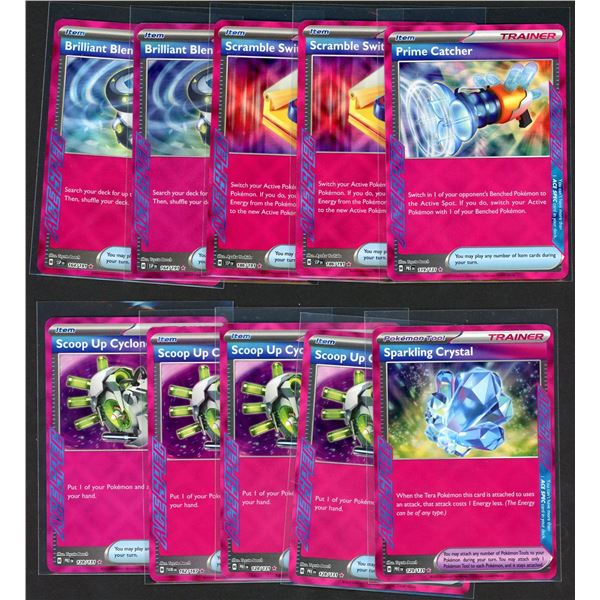 10x Pokemon Trainer Item lot