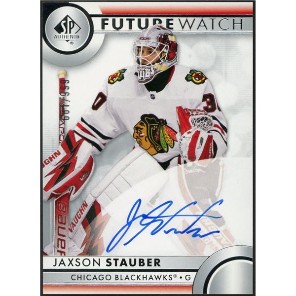 2023-24 SP Authentic Jaxson Stauber Future Watch Autograph #661/999