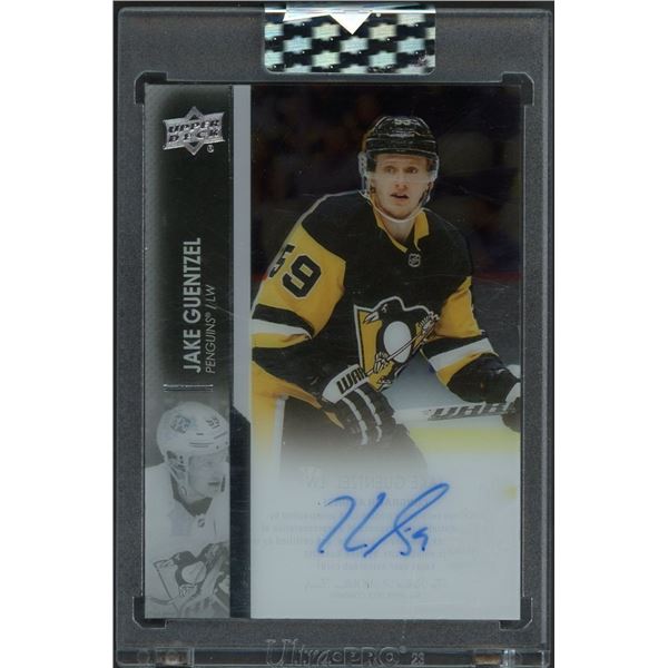 2021-22 Upper Deck Clear Cut Jake Guentzel Autograph