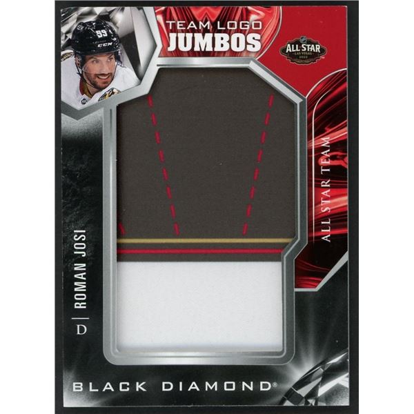 2022-23 Black Diamond Roman Josi Team Logo Jumbos - NM